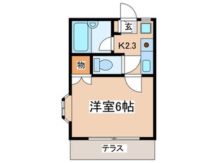 グレイス玉川学園２の物件間取画像